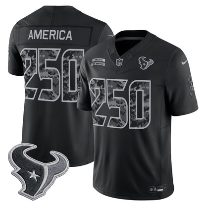 Houston Texans 2026 Salute to Service Vapor Limited Jersey - Stitched