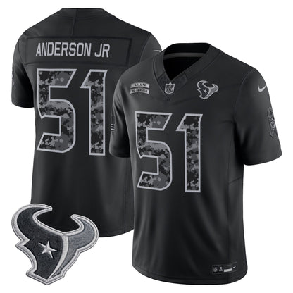 Houston Texans 2026 Salute to Service Vapor Limited Jersey - Stitched