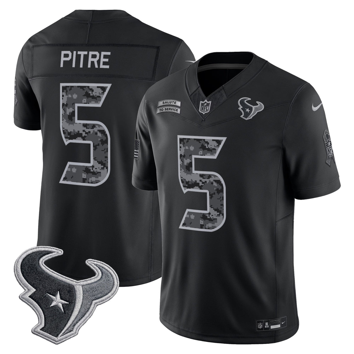 Houston Texans 2026 Salute to Service Vapor Limited Jersey - Stitched