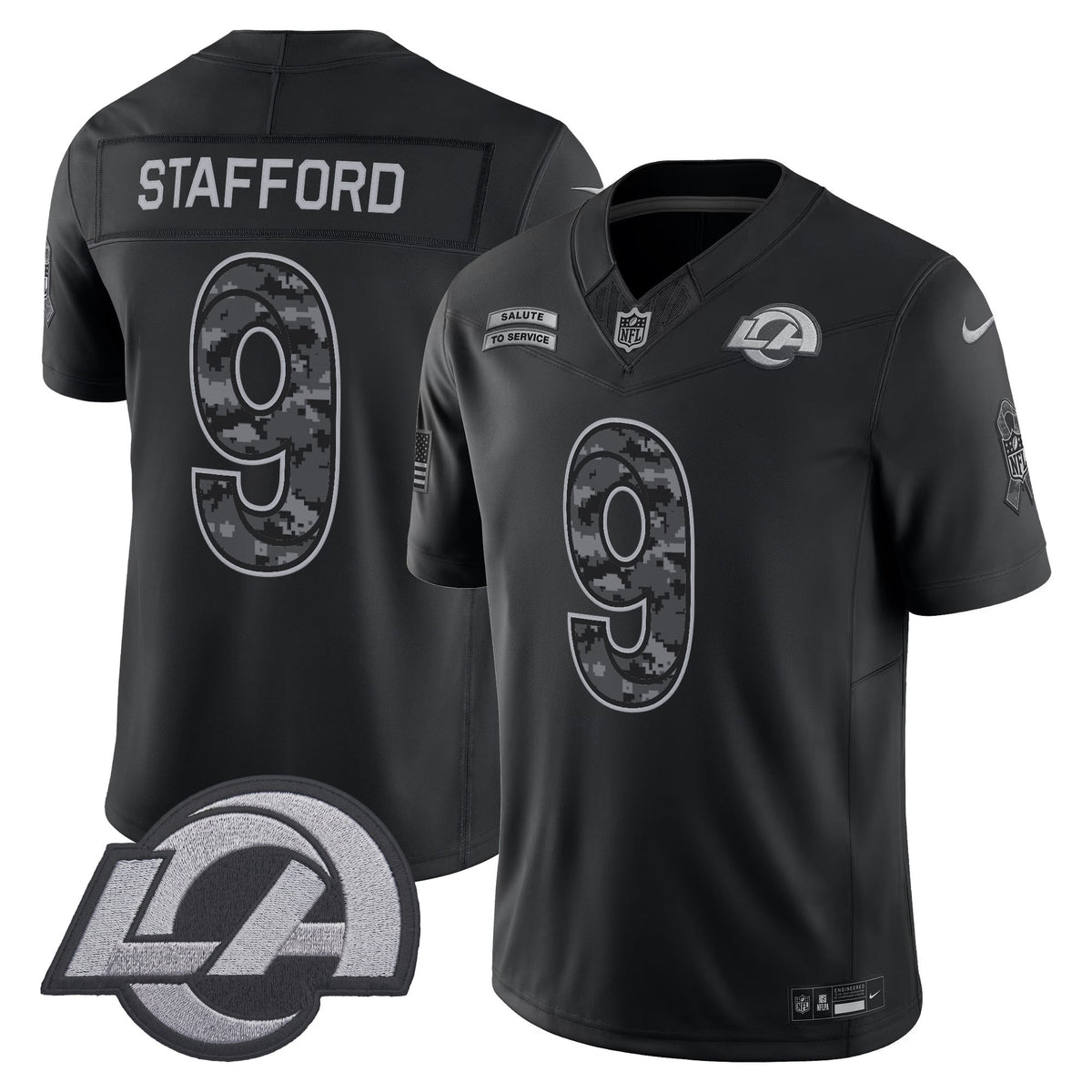Los Angeles Rams 2026 Salute to Service Vapor Limited Jersey - Stitched
