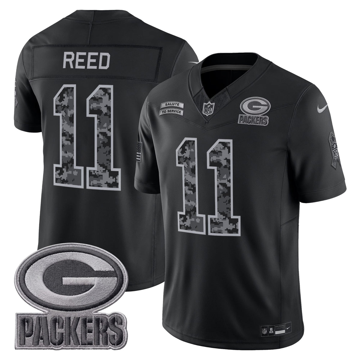 Green Bay Packers 2026 Salute to Service Vapor Limited Jersey - Stitched