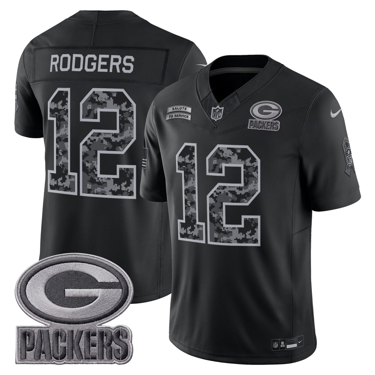 Green Bay Packers 2026 Salute to Service Vapor Limited Jersey - Stitched