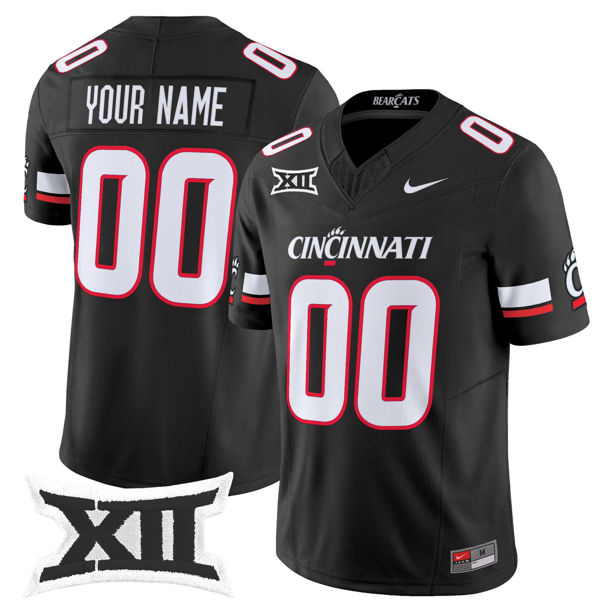 Cincinnati Bearcats 2026 Vapor Limited Custom Jersey - Stitched