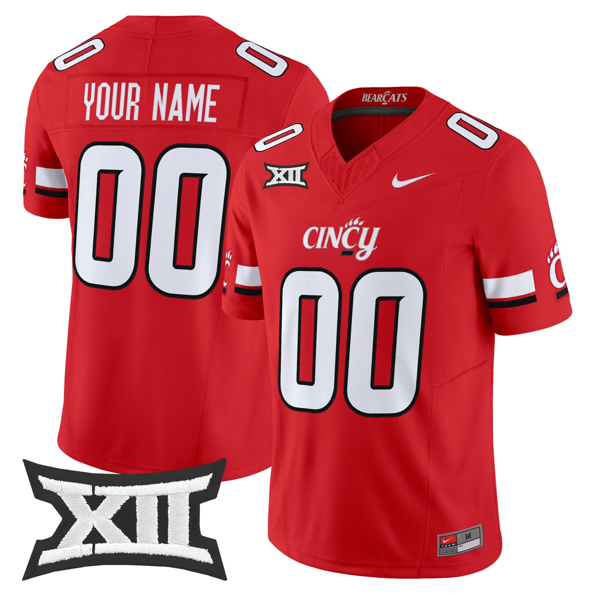 Cincinnati Bearcats 2026 Vapor Limited Custom Jersey - Stitched