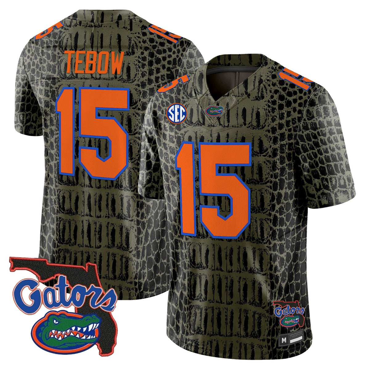 Florida Gators Olive Vapor Limited Jersey - Stitched