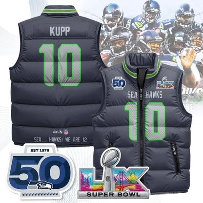 SEA NFC Champions Patch Unisex Puffer Vest