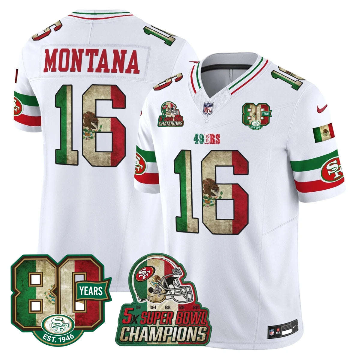 SF Mexico 80th Anniversary & 5X Champs Edition - Stitched (2)