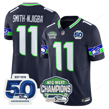 Seattle Seahawks NFC West Division Champions Vapor Limited Jersey V2 - All Stitched