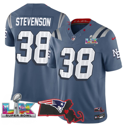 Women's NE SB LX Game Patch Vapor Limited Jersey - All Stitched