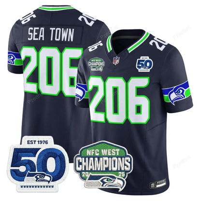 Seattle Seahawks NFC West Division Champions Vapor Limited Jersey V2 - All Stitched