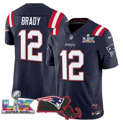 Women's NE SB LX Game Patch Vapor Limited Jersey - All Stitched