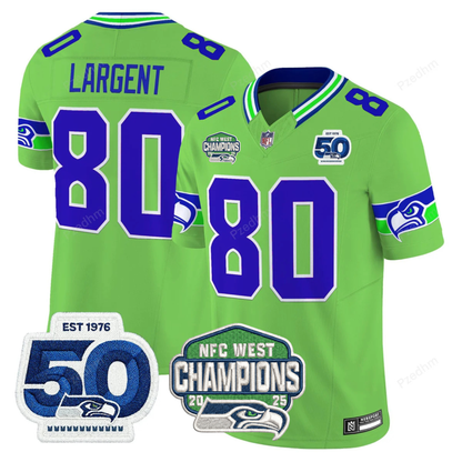 Seattle Seahawks NFC West Division Champions Vapor Limited Jersey V2 - All Stitched