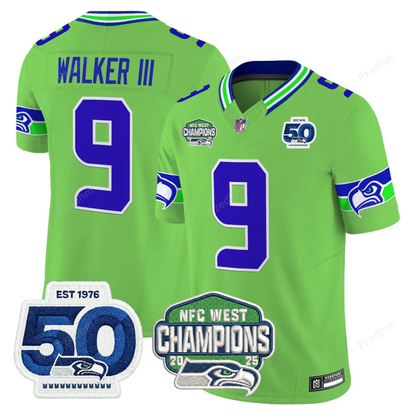 Seattle Seahawks NFC West Division Champions Vapor Limited Jersey V2 - All Stitched