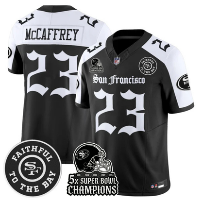SF 5-Time Champions 'Gothic Edition' Vapor Limited Jersey - All Stitched