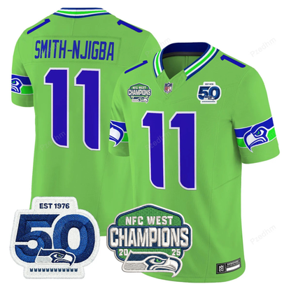 Seattle Seahawks NFC West Division Champions Vapor Limited Jersey V2 - All Stitched