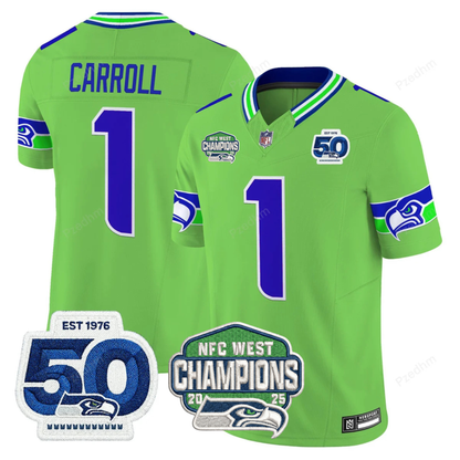 Seattle Seahawks NFC West Division Champions Vapor Limited Jersey V2 - All Stitched