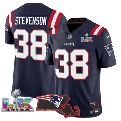 Women's NE SB LX Game Patch Vapor Limited Jersey - All Stitched