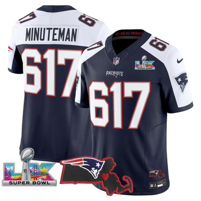 Women's NE SB LX Game Patch Vapor Limited Jersey - All Stitched