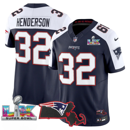 NE SB LX Game Patch Vapor Limited Jersey - All Stitched