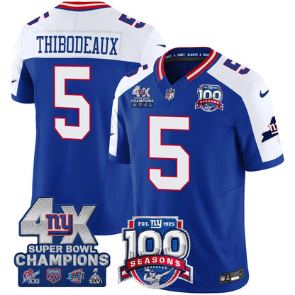 NYG 4X Champions & 100th Season Patch Limited Edition - Stitched (2)