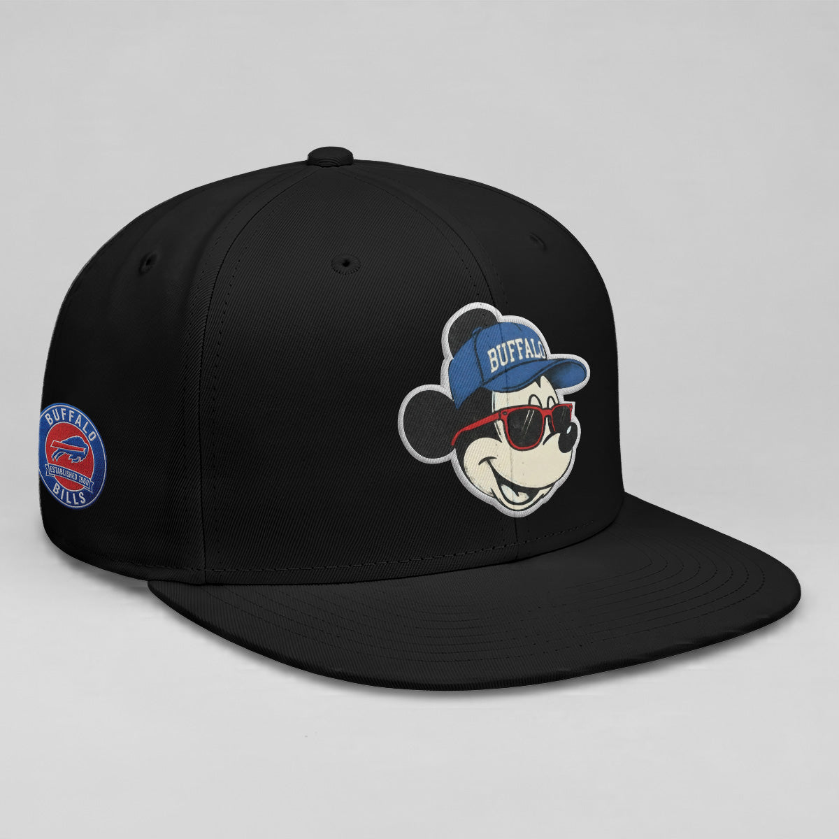 BUF x Cartoon Mouse Custom Snapback Cap - Printed