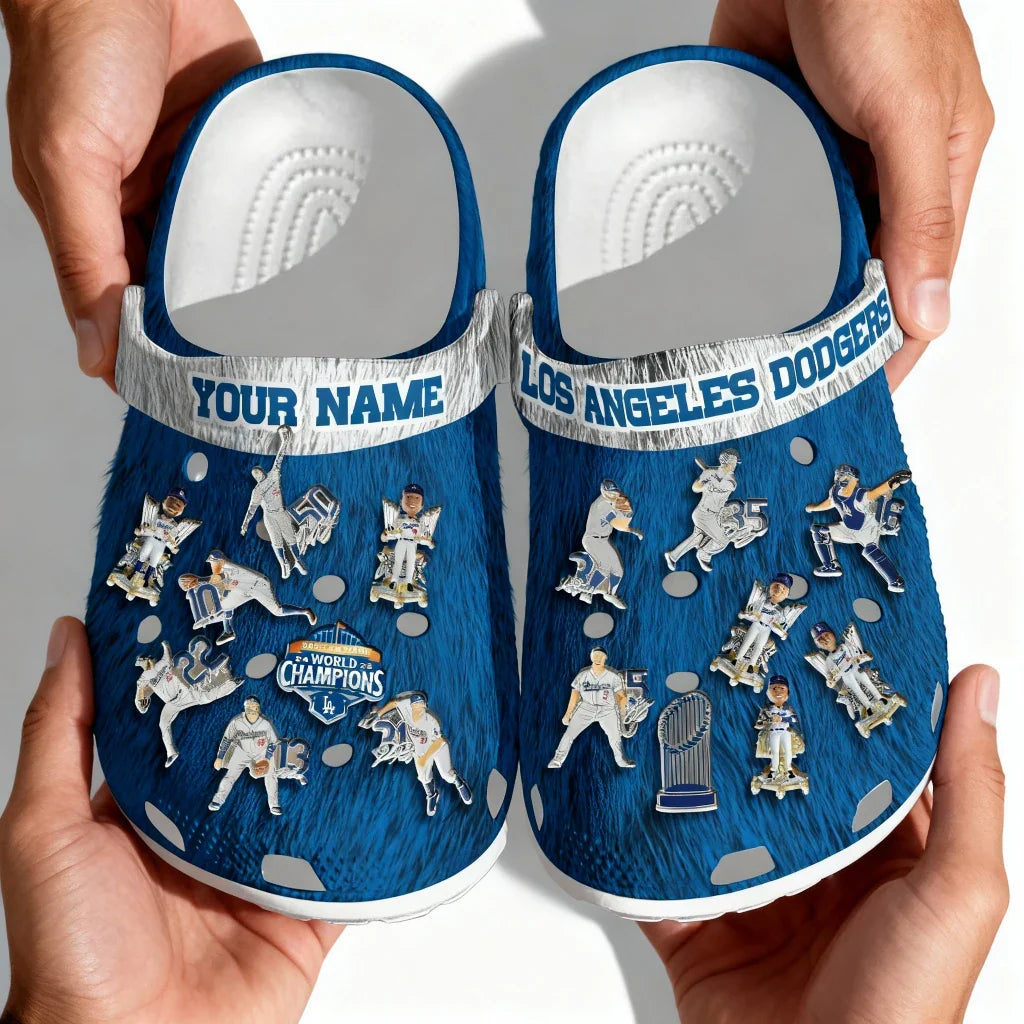LAD World Series Champions Clogs - Charms Gift Set