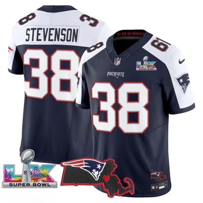 Women's NE SB LX Game Patch Vapor Limited Jersey - All Stitched