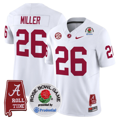 BAMA Rose Bowl Vapor Limited Jersey - All Stitched