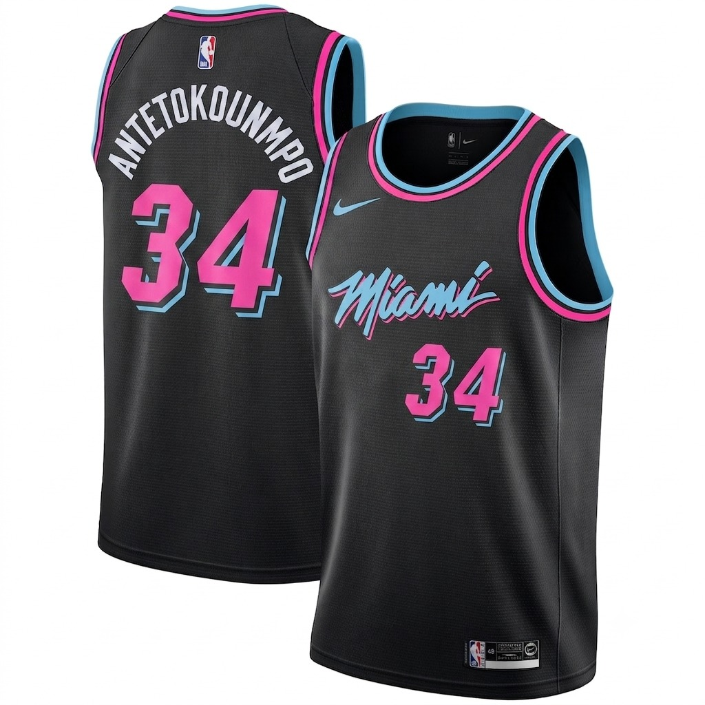 Miami Heat 2026 Giannis Antetokounmpo Edition Jersey - Stitched