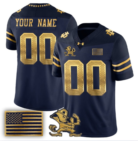ND 2026 Shamrock Series Football  Custom Special Edition - Stitched
