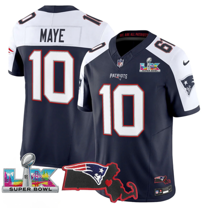 Women's NE SB LX Game Patch Vapor Limited Jersey - All Stitched