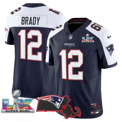 NE SB LX Game Patch Vapor Limited Jersey - All Stitched