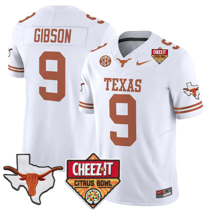 TEX 2025 State Map & Citrus Bowl Patch Vapor Limited Jersey - All Stitched