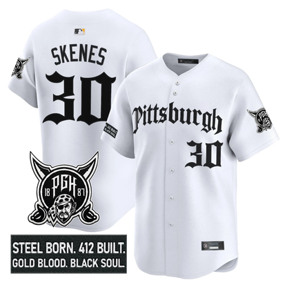 PIT 'Gothic Steel City Edition' Vapor Premier Limited Jersey - All Stitched