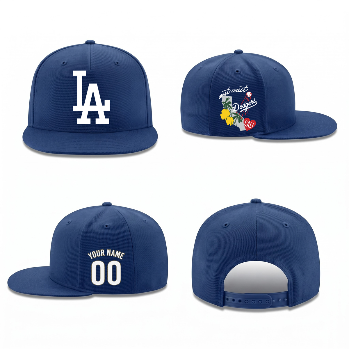 LAD West Coast Personalized Snapback Cap - Printed