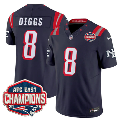 NE 2025 "Rivalries" AFC East Champions Vapor Limited Jersey - All Stitched