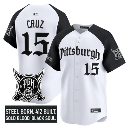 PIT 'Gothic Steel City Edition' Vapor Premier Limited Jersey - All Stitched