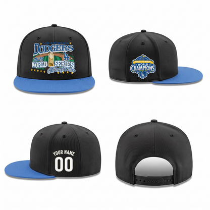 LAD World Series Champions 2025 Personalized Snapback Cap - Printed