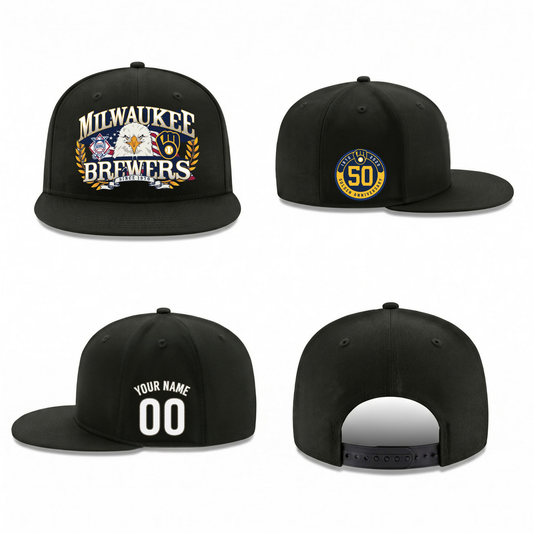 MIL Since 1970 Personalized Snapback Cap - Printed