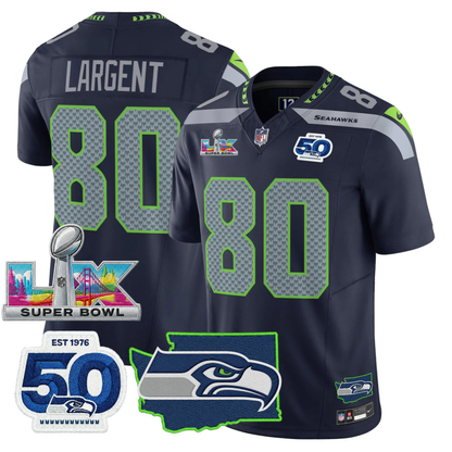 Women's SEA SB LX Game Patch Jersey - All Stitched