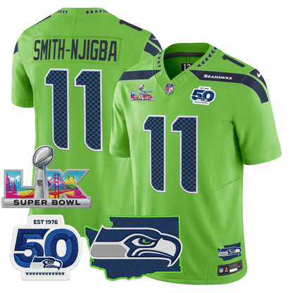 Women's SEA SB LX Game Patch Jersey - All Stitched