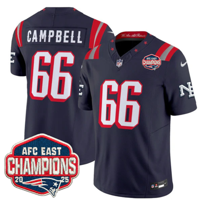 NE 2025 "Rivalries" AFC East Champions Vapor Limited Jersey - All Stitched