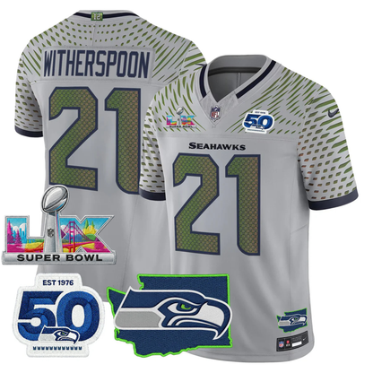 Women's SEA SB LX Game Patch Jersey - All Stitched