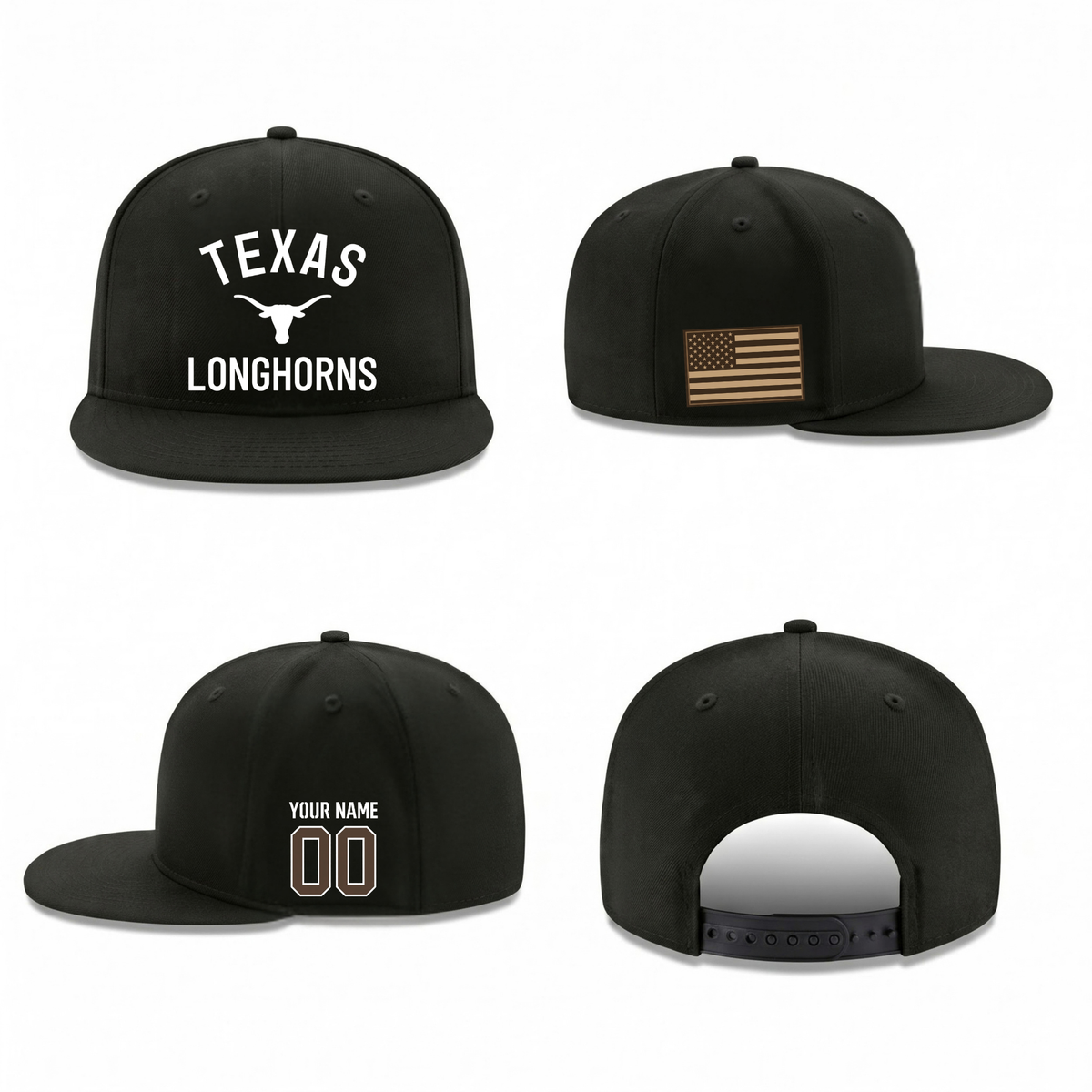 TEX Military Personalized Snapback Cap - Printed