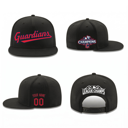 CLE American League Champions Personalized Snapback Cap - Printed V2