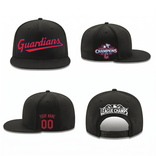 CLE American League Champions Personalized Snapback Cap - Printed V2
