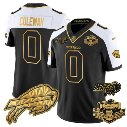 BUF Mafia 2025 "Rivalries" Gold Vapor Limited Jersey - All Stitched