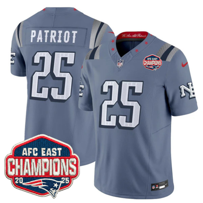NE 2025 "Rivalries" AFC East Champions Vapor Limited Jersey - All Stitched