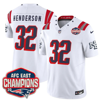 NE 2025 "Rivalries" AFC East Champions Vapor Limited Jersey - All Stitched