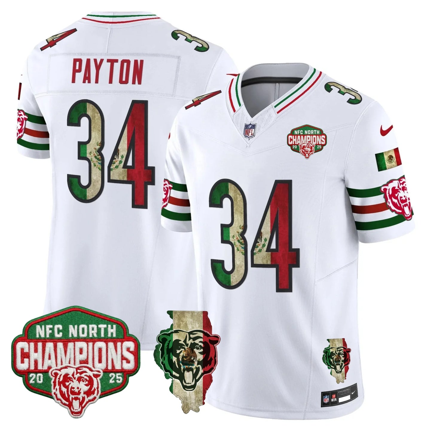 CHI Mexico NFC North Champions Patch Limited Edition - Stitched